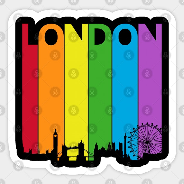 London LGBT Pride Sticker by GWENT